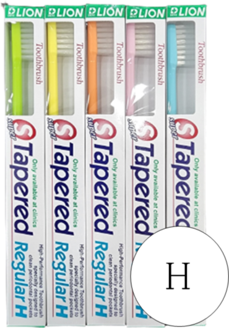 라이온 슈퍼테이퍼드레귤러칫솔 5개입 1세트, 1개입, 5개