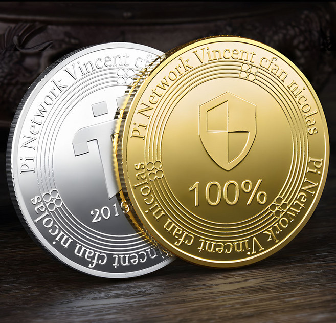 라온하제 비트코인 이더리움 리플 가상화폐 기념주화 코인 암호화폐 동전 수집, 20 파이 골드