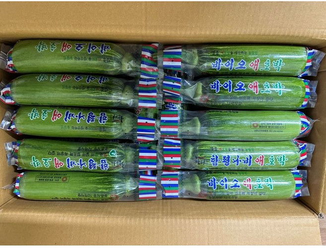 백광농장 국내산 애호박(상) 1박스 20개입, 20개, 250g