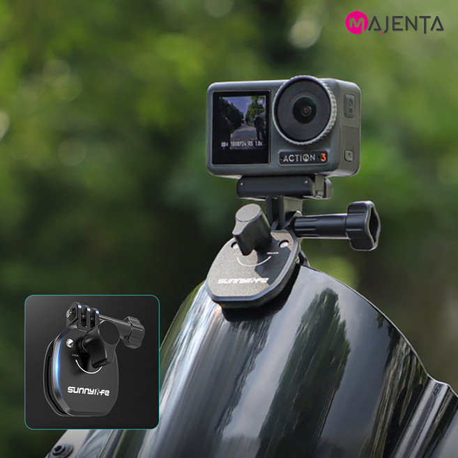 고프로 오즈모액션 6 5 4 3 바이크 마운트 거치대 오토바이 스크린 클램프 집게 액션캠 인스타360, 1개, 단품