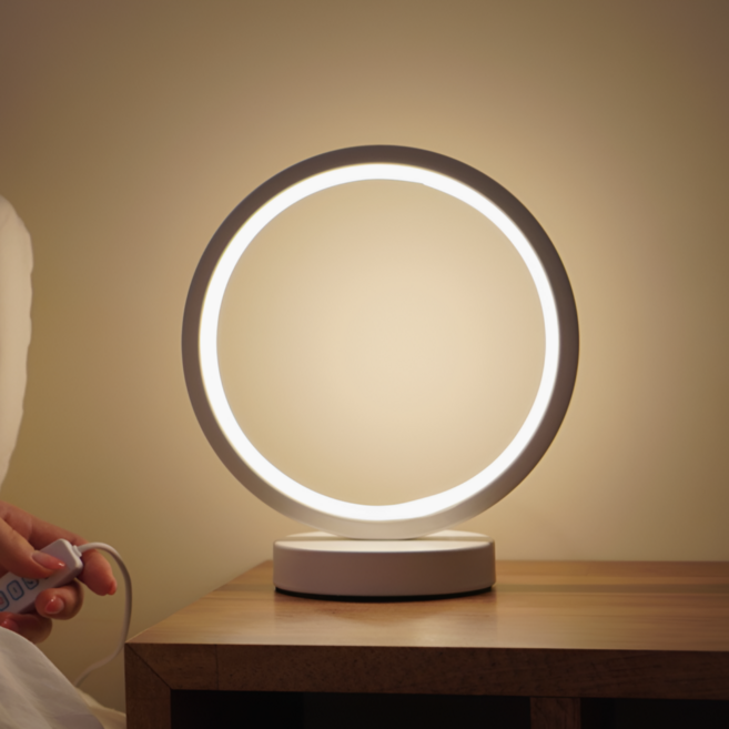 라이프아도너 포근한공간 Led 라운드 인테리어 침실 조명 무드등 취침등, 라운드 무드등, 라운드 무드등