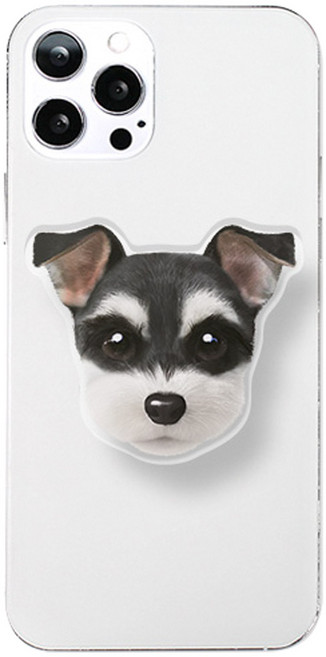 [사은품증정] 슈가캣 스마트 톡 핸드폰 거치대, 슈나우저지니, 1개