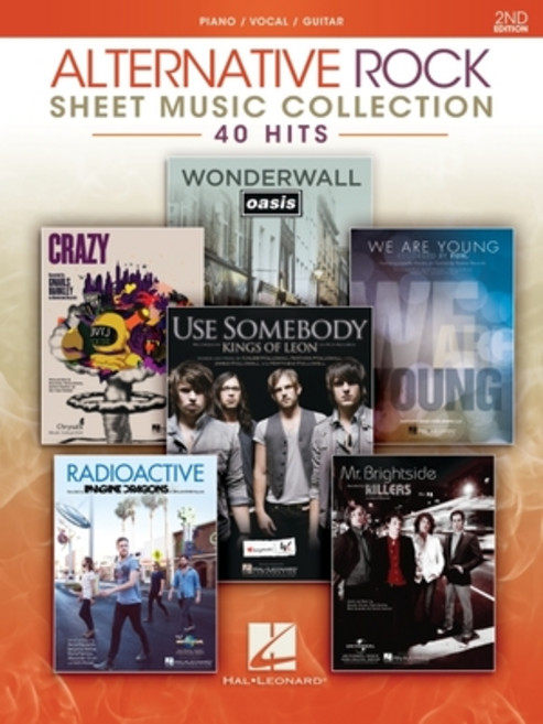 Alternative Rock Sheet Music Collection: 40 Hits Paperback, Hal Leonard Publishing Corp..., English, 9781705112304