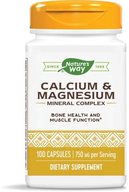 네이쳐스웨이 칼슘&마그네슘 미네랄 컴플렉스 캡슐, 100캡슐, 1개 - 쿠팡