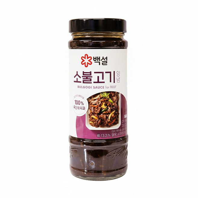 CJ 백설 소불고기양념 500g x 12개입 4근용 양념장, 12개