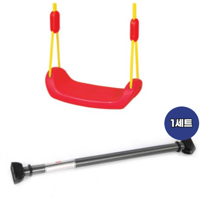 에듀플레이 패밀리그네 + 철봉 세트, 레드색, 8개