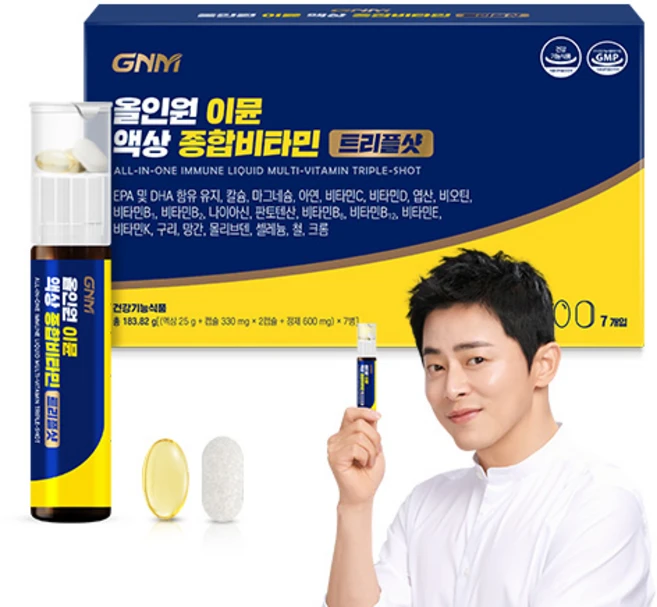 자연의품격 올인원 이뮨 액상 종합비타민 트리플샷, 7회분, 1개 - 쿠팡