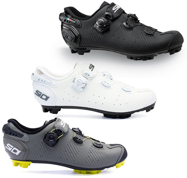 시디 MTB 드라코 2S SRS 듀얼 다이얼 자전거 MTB신발, 255, 밀리터리 옐로우