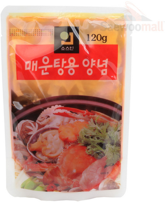 새우몰 얼큰매운탕소스 120g 매운탕 양념장, 1개, 100g, 100g