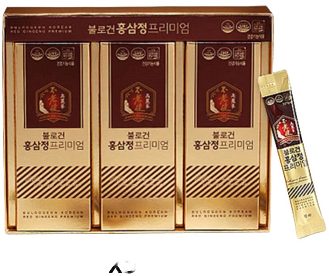 불로건 홍삼정 프리미엄 (10mlx60포) 홍삼정스틱 홍삼농축액스틱, 60개, 10ml