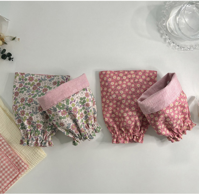 [두자매쏘잉] 핸드메이드 양면 팔토시/반토시 2종 세트 _ 사무용 작업용 선생님 학생분들 잇아이템~!! (스프링), 1. 스프링타임&쁘띠데이지 2종세트