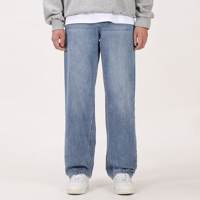 후앙스 기장 가능한 사계절용 와이드 데일리 데님팬츠 GQCP-4804