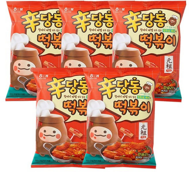 해태 신당동 떡볶이, 5개, 192g