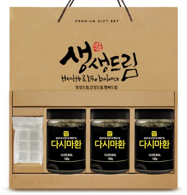 다시마환 선물세트 160g 3개입, 3개