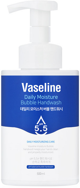 C2Y 바세린 데일리 모이스처 버블 핸드워시, 1개, 500ml