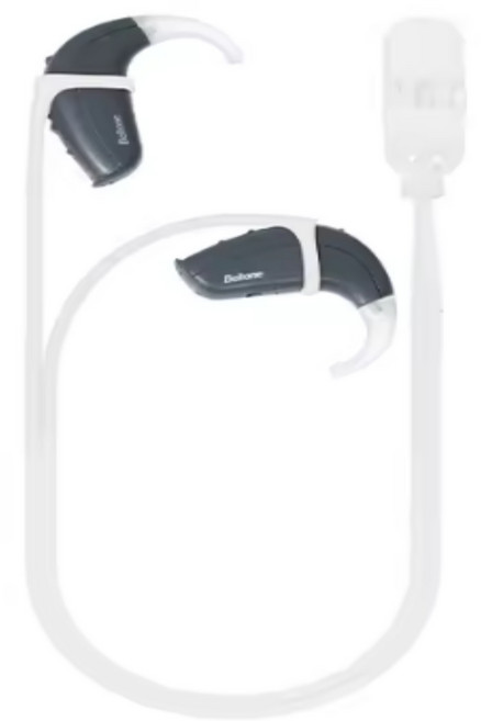 보청기 분실방지 끈, 1개, 하얀색 양쪽