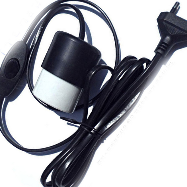 식물전구 중간스위치 콘센트플러그 소켓 코드선, 선택3, 1개