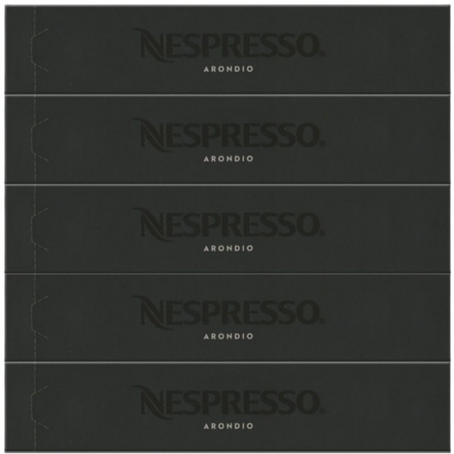 네스프레소 버츄오 캡슐 아론디오 10입 x5개, 5개, 10개입, 10g