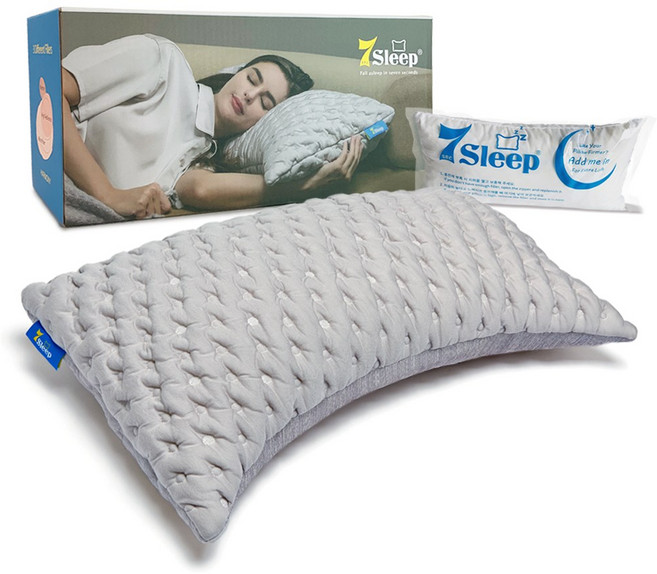 세븐슬립 7초베개 메모리폼 큐브 파이버 3가지 하모니 충전재, 1개