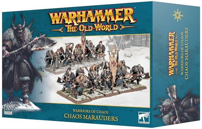 Warhammer The Old World: Warriors of Chaos: Chaos Marauders 소장용 피규어 성인 230183, Warhammer The Old World: Warri