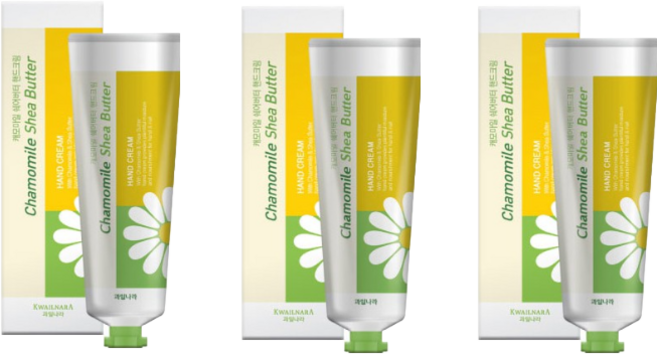 1+1 과일나라 캐모마일 쉐어버터 핸드크림 60g ( 2개 ), 3개