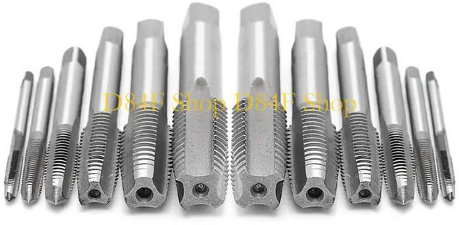 핸드 스크류 스레드 탭 와이어 태핑 드라이버 비트, 1. Silver, A. Other, 1개, 1. Silver / A. Other