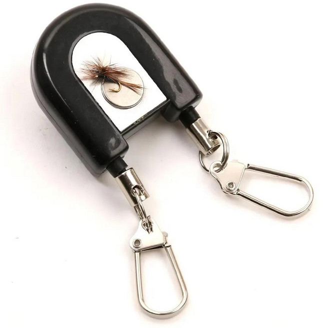 플라이 낚시 징거 리트랙터 클립 배지 홀더 키 체인 후크 코드 라인 와인더 추출기 장비 도구, 색상: 10. AD-017, 1개