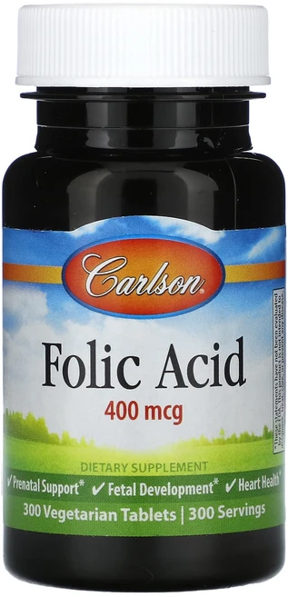 Carlson 엽산 400 mcg 300 정, 300정, 1개 - 쿠팡