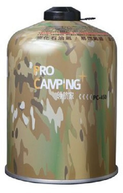 Pro Kamping 領航家 高山瓦斯罐, 1個, 450g
