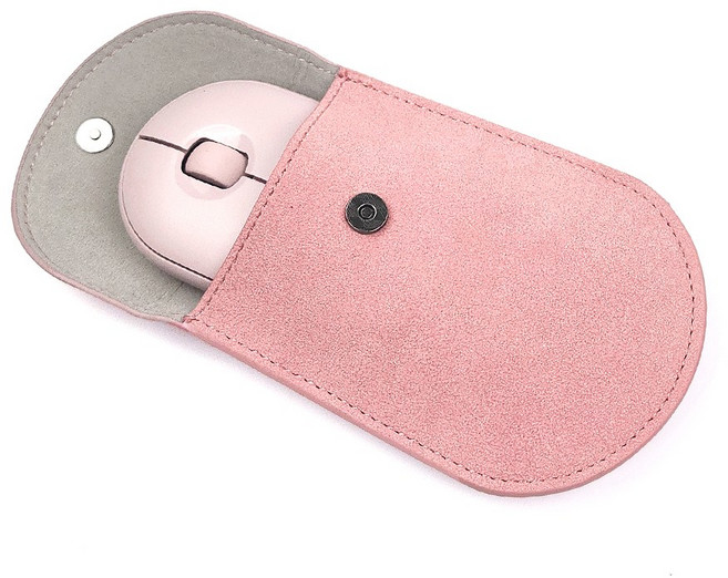 BOHO 애플 매직 마우스 2 로지텍 페블 M350 스웨이드 케이스 블루투스 마우스 케이스, 인디고핑크, 1개