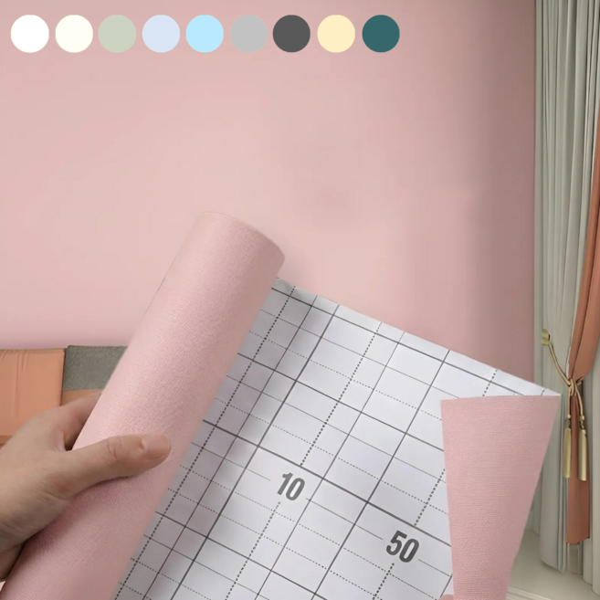 머스트킵 셀프 도배 DIY 붙이는 인테리어 시트지, 로즈 핑크