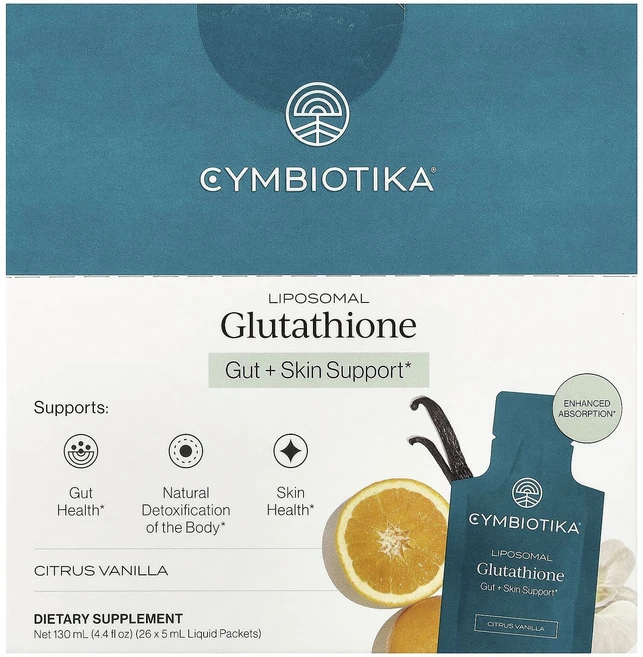 몸관리하세요 겨울입니다 Cymbiotika 리포소말 글루타치온 시트러스 바닐라 액상 팩 각 26개(각 5ml) 특별관리진행, Cymbiotika리포소말글루타치온시트러스바닐라액상팩각 - 쿠팡