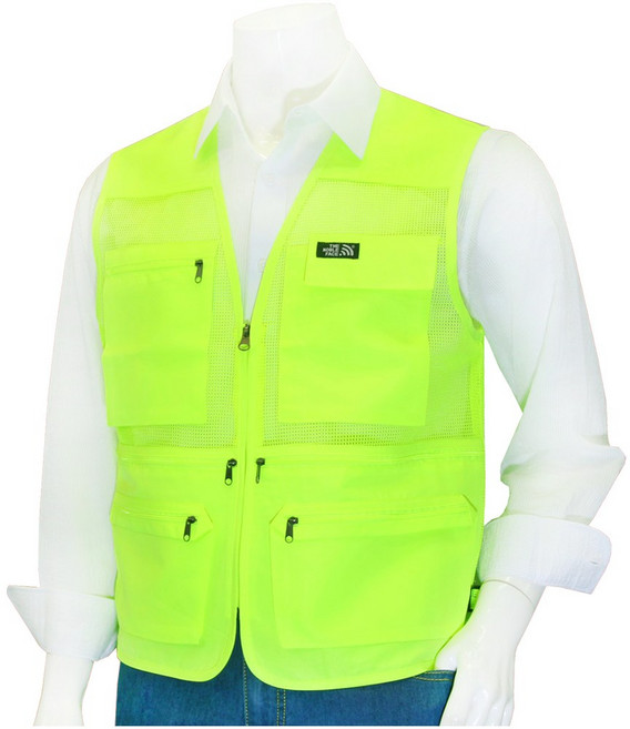 형광조끼 연두 여름 망사 신호수조끼 안전 작업 빅사이즈 조끼 쪼끼