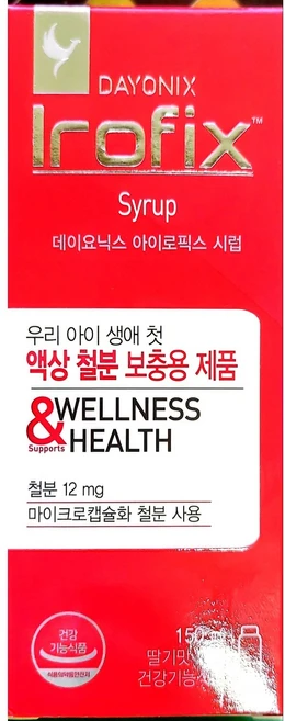 데이요닉스 아이로픽스 시럽 150ml, 1개 - 쿠팡