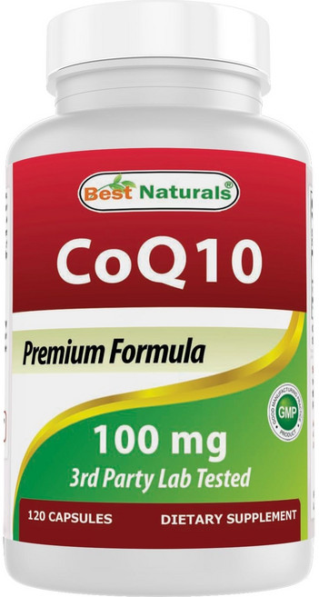 베스트 내추럴스 COQ10 100 mg 120 캡슐, 120정, 1개