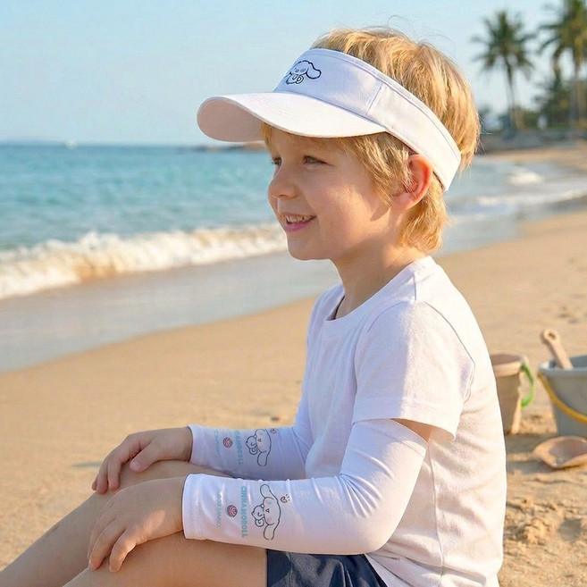 [2026신상] 코지24 산리오 시나모롤 쿨토시 아동 어린이 키즈 여름 냉감 팔토시 선물