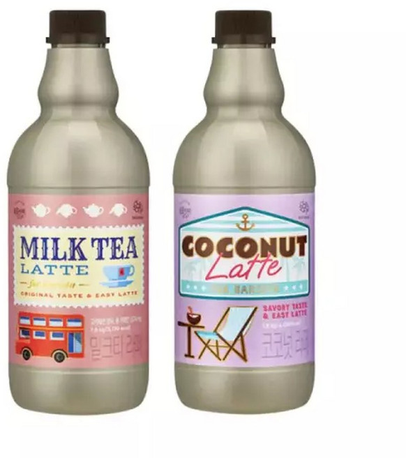복음자리 그린티 라떼 +코코넛 라떼 1.8kg 2개 액상형 베이스 이지라떼