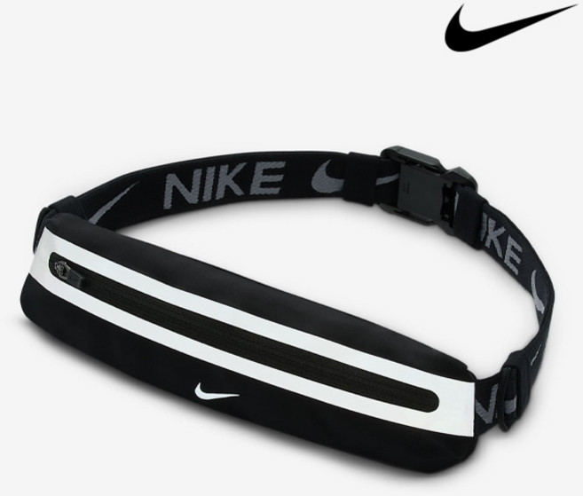 나이키 리플렉터 슬림 4.0 웨이스트백 II5121-082, 블랙, 1개