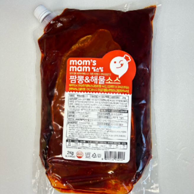 맘스맘 짬뽕&해물 소스 2kg, 1개