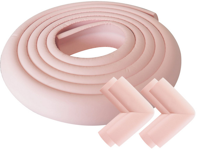 아이엘 나모 베이직 모서리보호대 1p + 베이직 코너보호대 4p, 핑크, 1세트