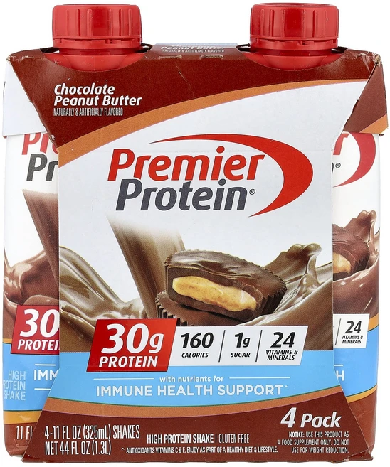 매우편하고 Premier Protein 하이 프로틴 셰이크 초콜릿 땅콩 버터 4가지 셰이크 개당 325ml(11fl oz) 끝내주게잘나가는상품, PremierProtein하이프로틴셰이크초콜릿땅콩버터4, 1, 325ml - 쿠팡