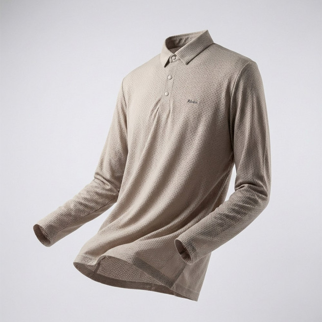 모렉스 남성 엠보 카라 긴팔 티셔츠 등산 티 기능성 작업복 상의