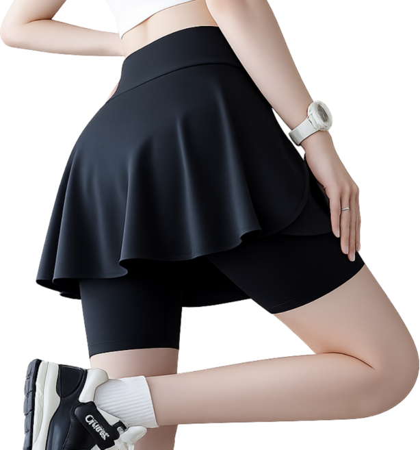 바이해랑 체형커버 워터 치마 레깅스 수영복 바지