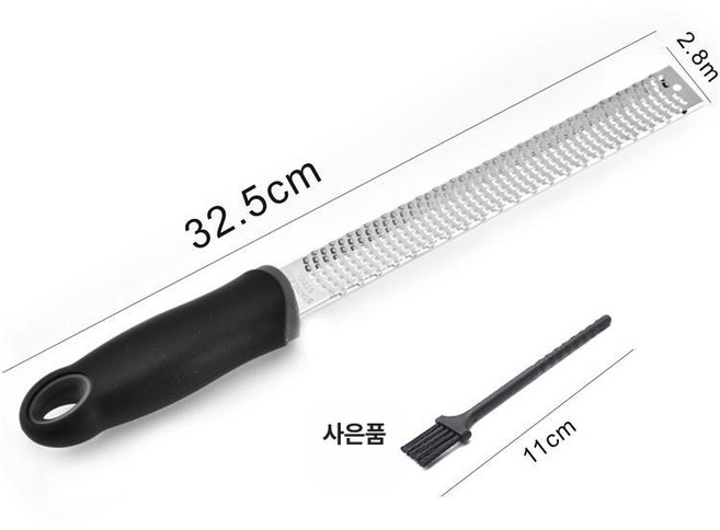 마이크로 플레인 클래식 시리즈 그레이터 강판 그라인더, 1개, 블랙 롱 슬라이서
