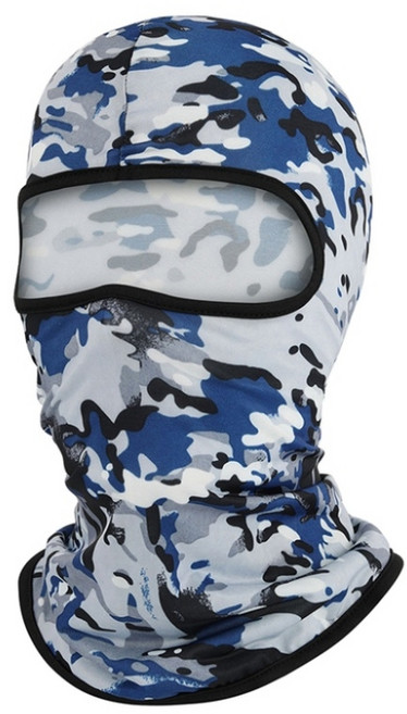 프레이하우스 쿨링 사이클링 바이크 바라클라바 스포츠 넥워머 마스크, 원 사이즈, CC-N-M-16 오션 블루, 1개