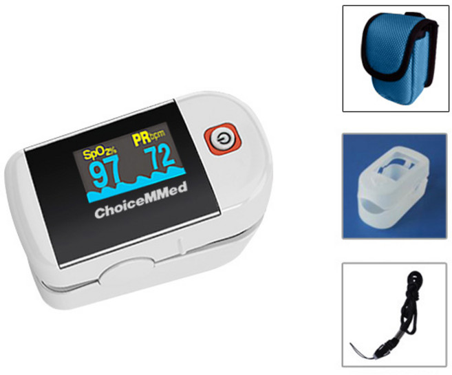 의료용 산소포화도 측정기 옥시미터 혈중 산소포화도 가정용 의료기기 펄스 oximeter, 1개
