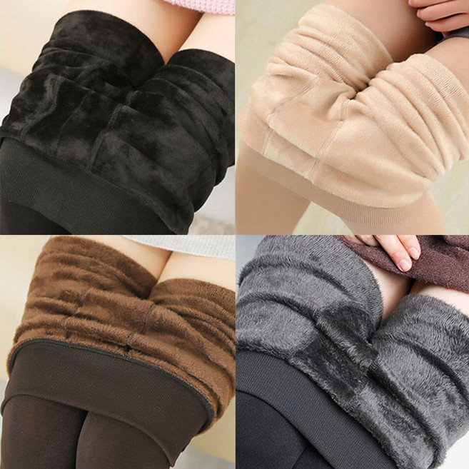 1+1 더나은 여성 기모 발열 융털 레깅스 타이즈