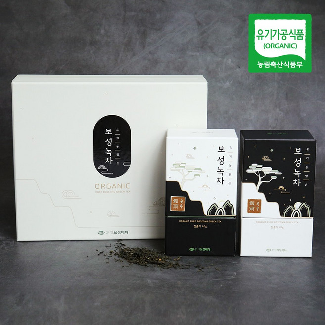 [생산자직송] 유기농 보성녹차 우전 선물세트, 1세트, 단품