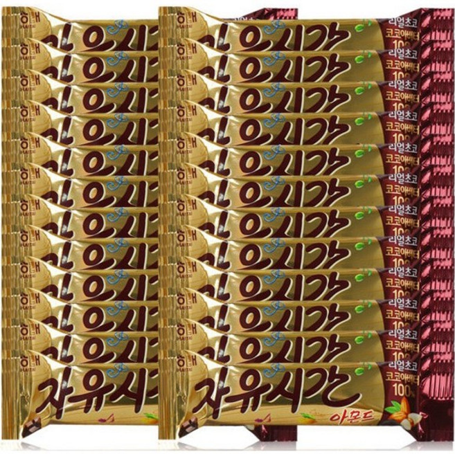 자유시간 아몬드 초코바, 36g, 12개