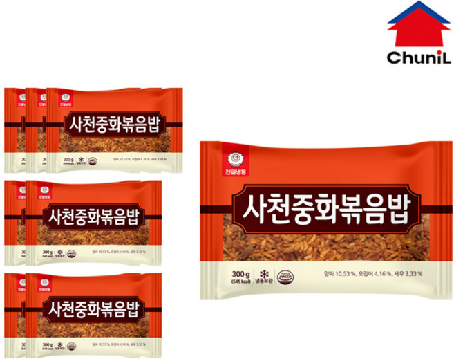 [자연맘스토리] 천일 사천중화 볶음밥 300g x 8개